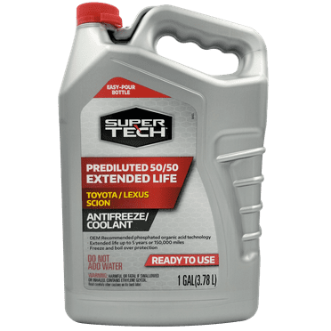Super Tech OE Red Antifreeze Prediluted 50/50