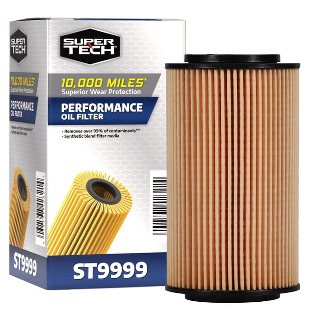 Super Tech Oil Filter, CH12246, 10K mile Replacement Filter for Select ...