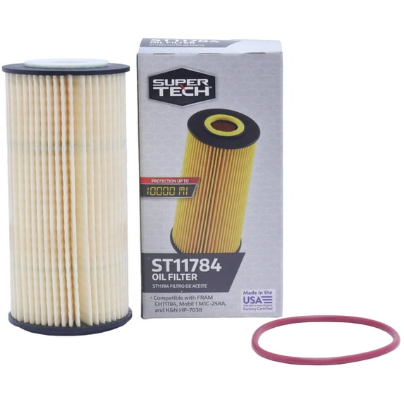 Super Tech Oil Filter, ST11784, 10K mile Filter for Audi and Volkswagen Vehicles