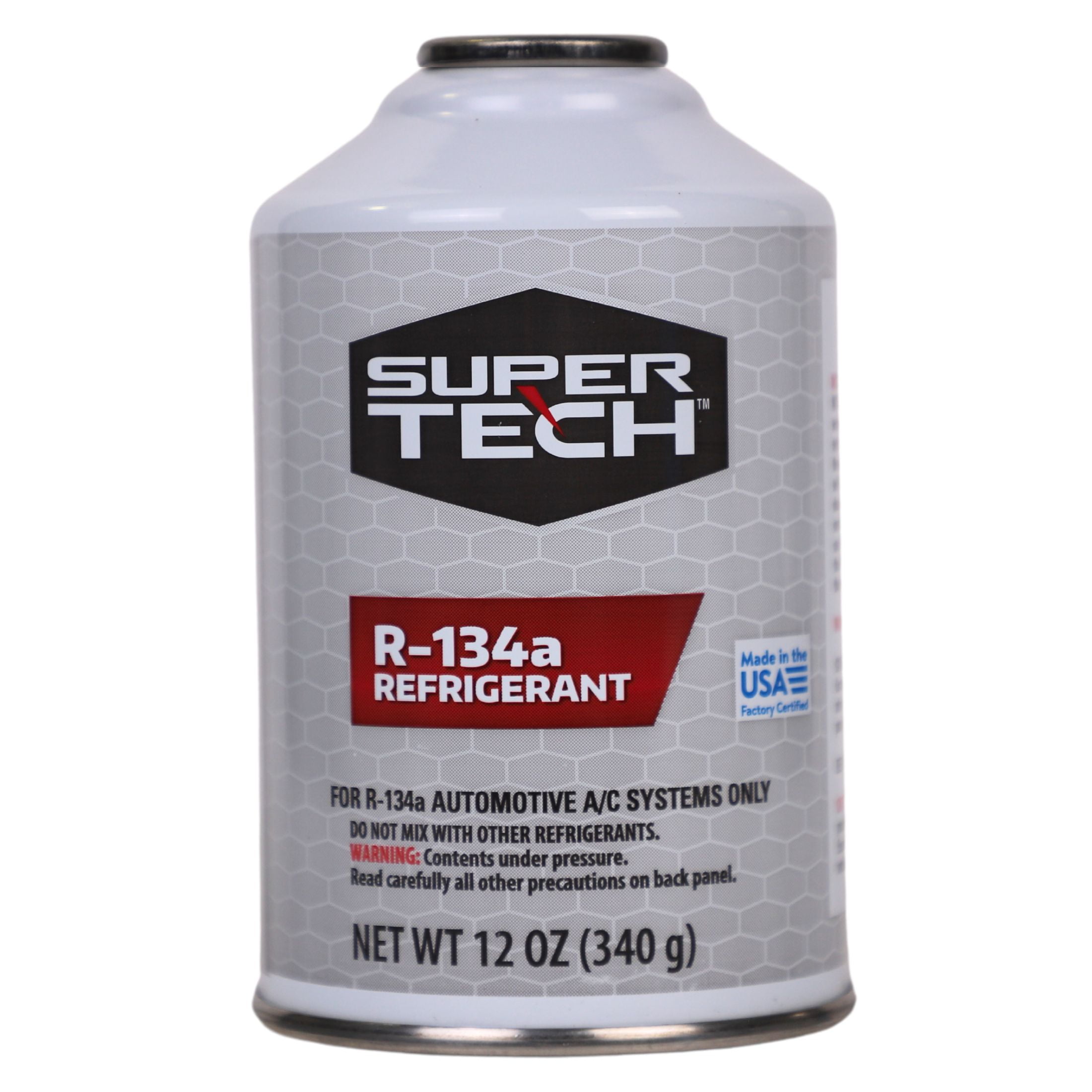 Super Tech R-134a Refrigerant, 12 oz.