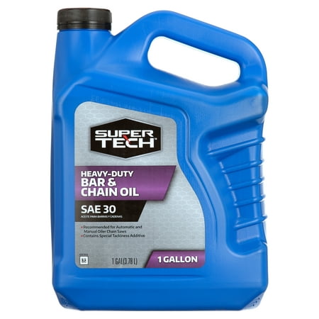 Super Tech SAE 30 Bar and Chain Oil, 1 Gallon Bottle