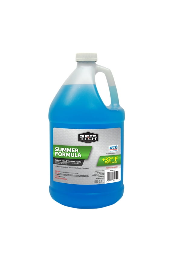 Summer Formula Standard Windshield Washer Fluid, 1 Gallon