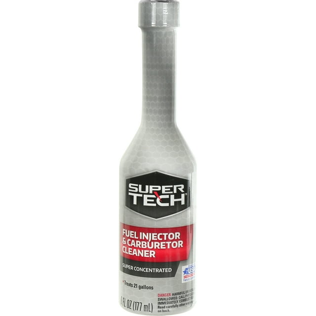 Super Tech Super Concentrated Fuel Injector and Carburetor Cleaner, 6