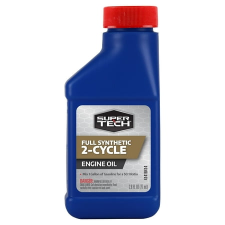Super Tech Synthetic 2-Cycle Engine Oil, 2.6 oz bottle