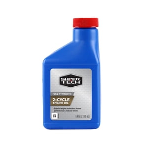 Super Tech Synthetic 2-Cycle Engine Oil 6.4 oz Bottle for High-Performance Air-Cooled Engines