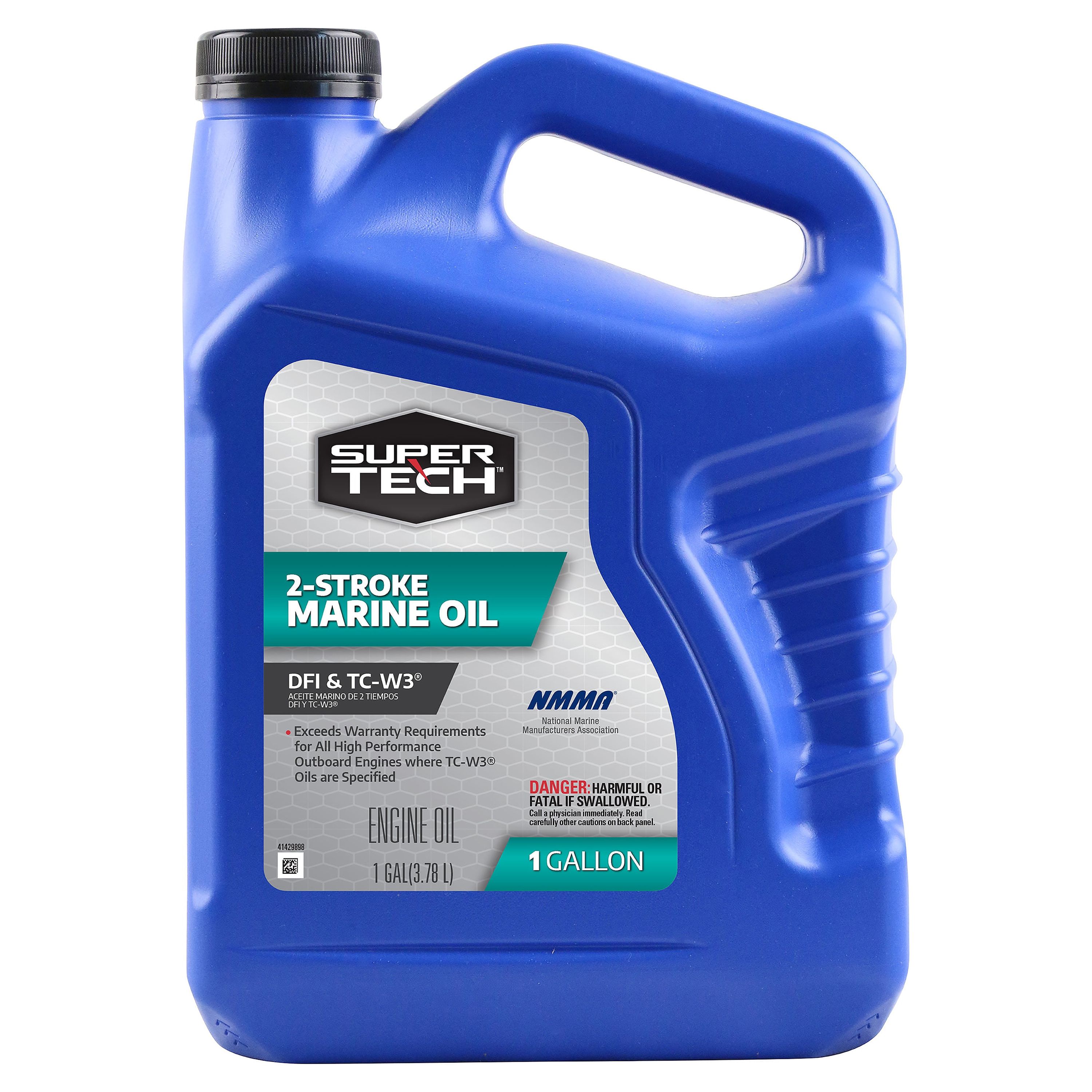 Super Tech TC-W3 Outboard 2 Cycle Engine Oil, 1 Gallon - image 1 of 7