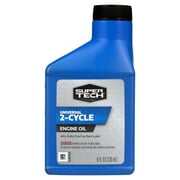 Super Tech Universal 2 Cycle Engine Oil, 8 oz Bottle
