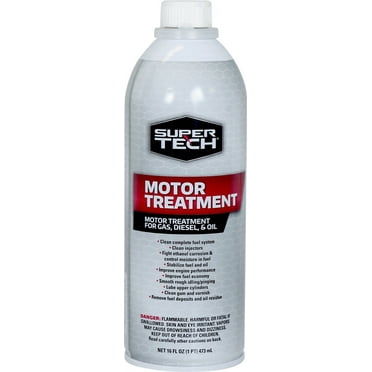 Super Tech Universal Motor Treatment for Gas, Diesel, and Oil, Truck and Car 16 fl oz