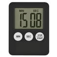 thumbnail image 1 of Super Thin LCD Digital Screen Kitchen Timer Square Cooking Count Up Countdown Alarm Magnet Clock, 1 of 5