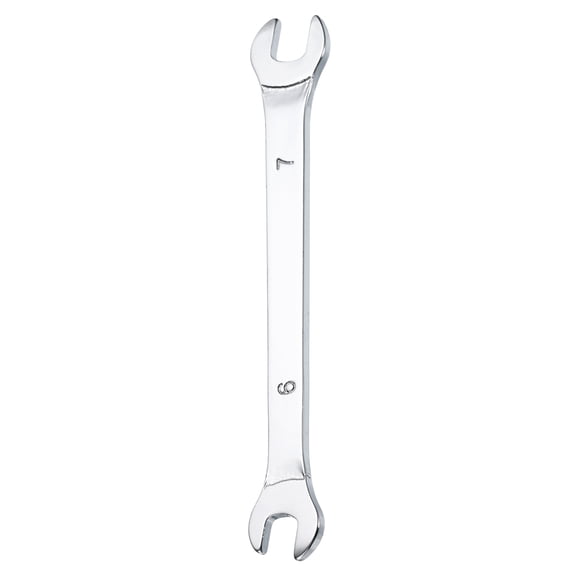 Super Thin Open End Wrenches Metric, 6mm x 7mm, Slim Cr-V Steel Wrench Tool for Tight Spaces Repair