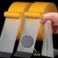 thumbnail image 1 of Super Thin Strong Fixation Double Sided Adhesive Tape Heavy Duty Translucent Mesh Waterproof Traceless Powerful Grid Carpet Tape, 1 of 6