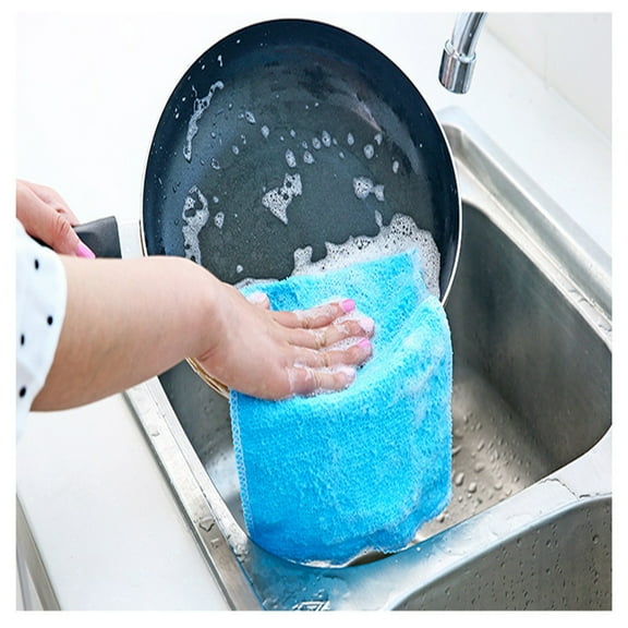 Super Thin Washing Towel Dishes Washing Natural Material Towel Dry Towel Dishcloth Rag Oil Wiping Absorbent Cleaning