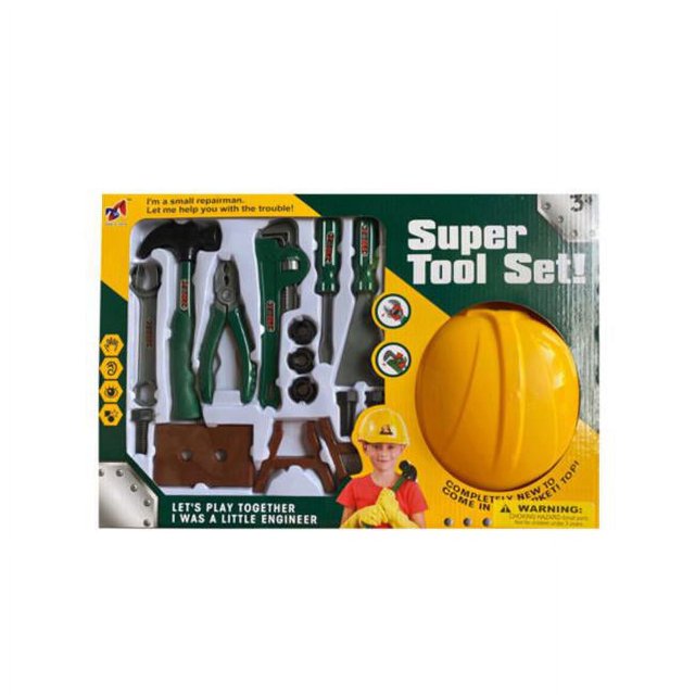Super Tool Set with Safe Hat Pack of 2