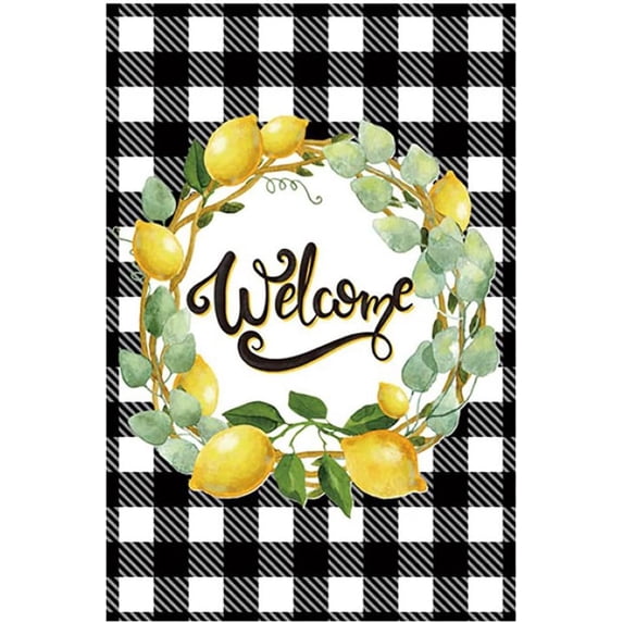 Super Tough Garden Flag - Welcome - 12in x 18in