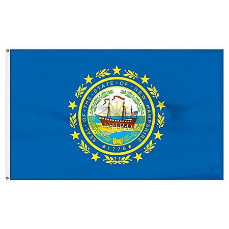 Super Tough New Hampshire Flag 3x5ft Nylon Flag