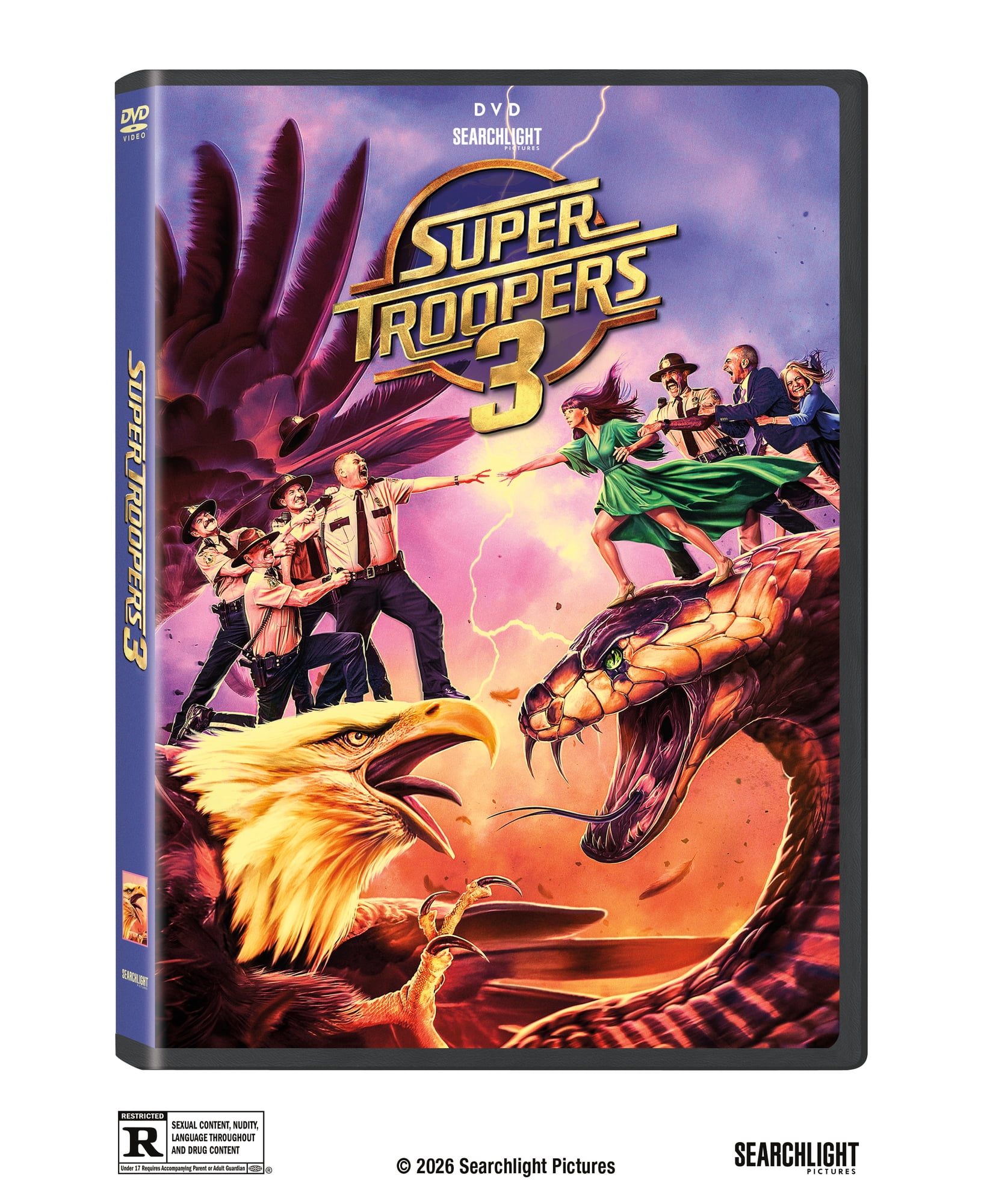 Super Troopers 3 (2026) (DVD) Sony, Comedy
