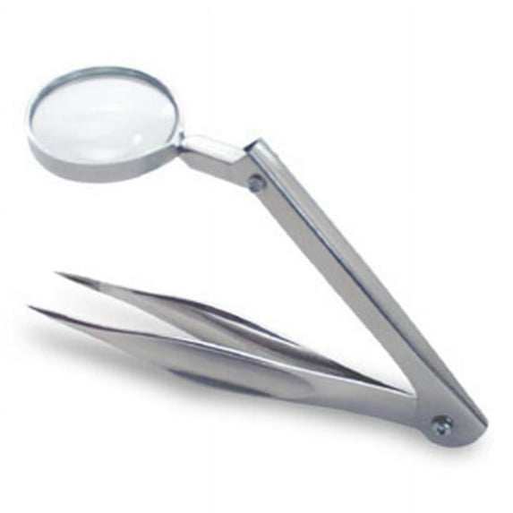 Super Tweezers with Magnifier - Set of 2
