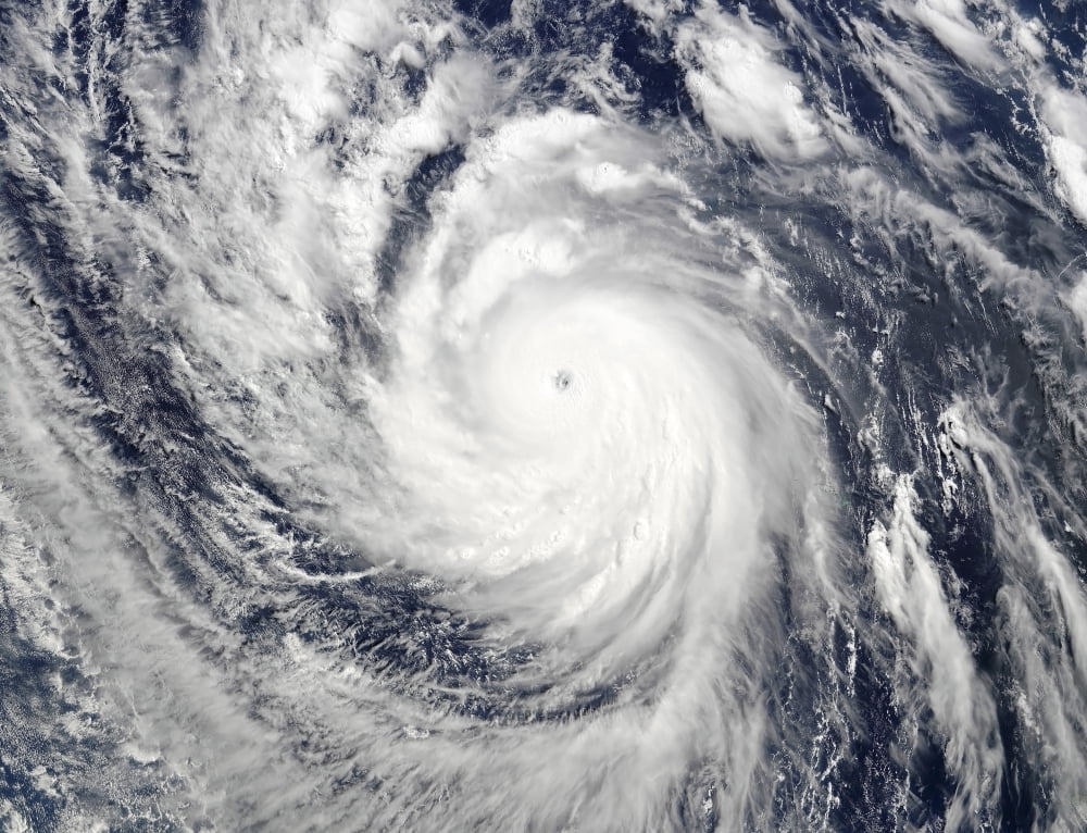 Super Typhoon Lupit Canvas Art - Stocktrek Images (32 x 24)