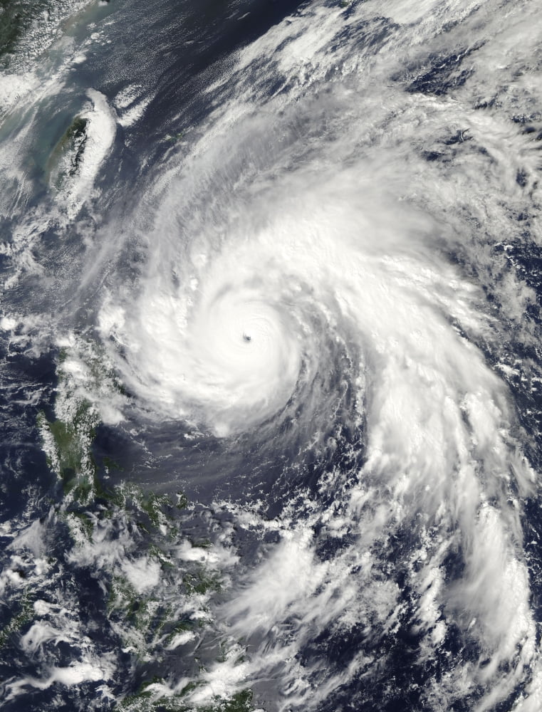 Super Typhoon Megi Canvas Art - Stocktrek Images (25 x 33)