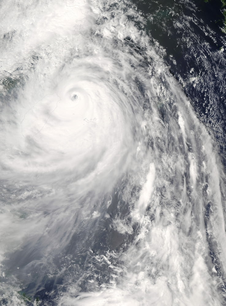 Super Typhoon Wipha Canvas Art - Stocktrek Images (24 x 32)