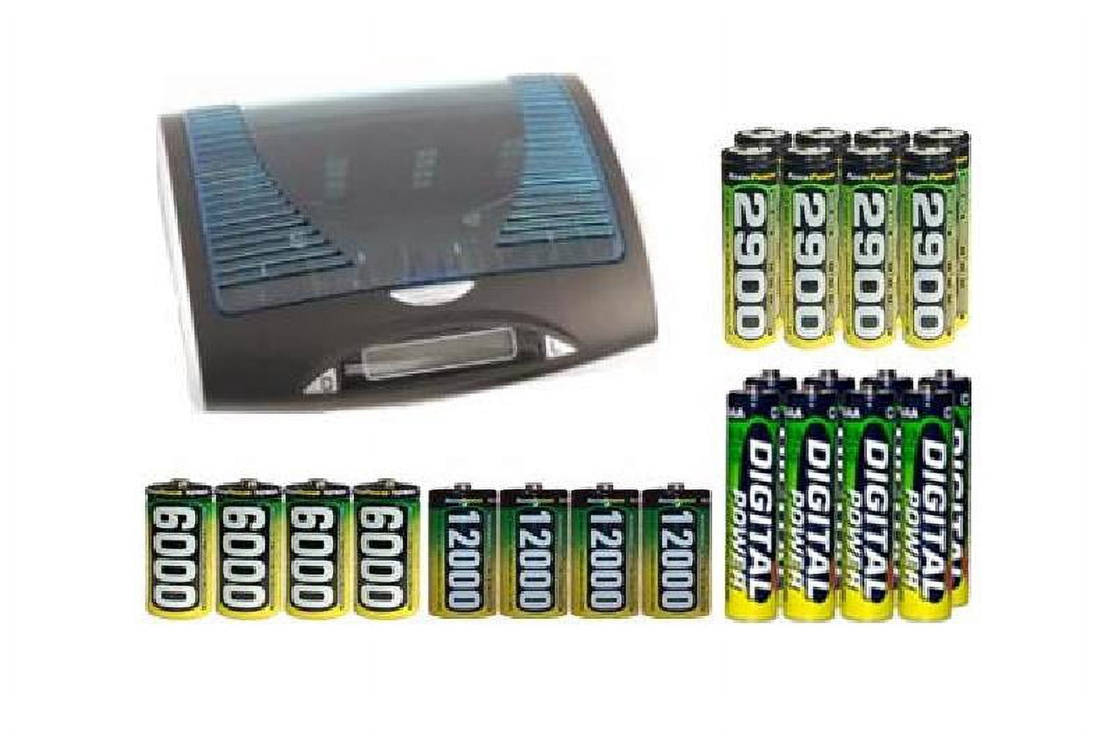 D4 Caricabatterie Universale a 4 Slot con Display LCD, Condizione di Ricarica * Connettore USB, Protezione Multi-* da Cortocircuito per Batterie al Litio e Ni-MH Ricaricabili D4 Caricabatterie Universale a 4 Slot con Display LCD, Condizione di Ricarica * Connettore USB, Protezione Multi-* da Cortocircuito per Batterie al Litio e Ni-MH Ricaricabili
