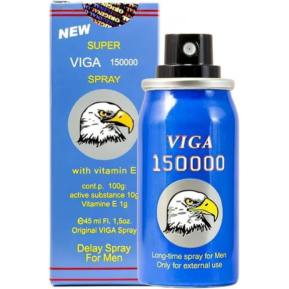 Super VIGA 150000 Blue Delay Spray for Men