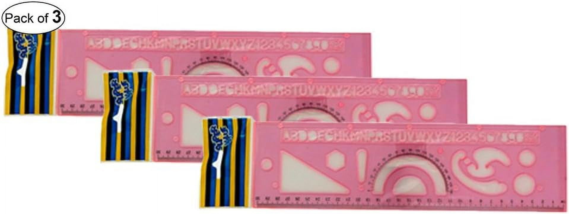 Super Value Ruler, 30 Cm, Pink (Pack of 3) - Walmart.com