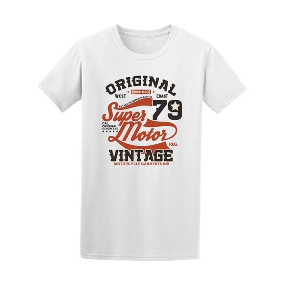 Super Vintage 1979 Motorcycle Tee Men's -Image by Shutterstock