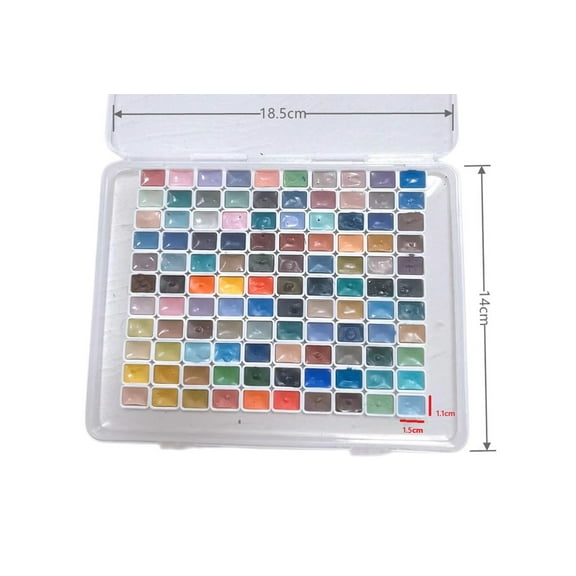 Super Vision The Great Artists Series Dispenser Watercolour 110 Colours 0.5ml Plastic Box Portable Outdoor Sketching Paint