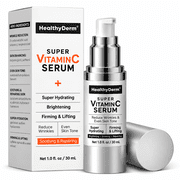 Super Vitamin C Serum for Women Over 70 Niacinamide, Vitamin C, Hyaluronic Acid, Peptides, Vitamin E, Caffeine, Bakuchiol, Hydrating, Lifting, Face Wrinkle & Age Spots Reduction