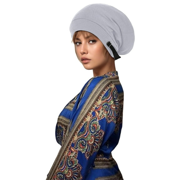 Super Warm Winter Double Layer Soft Knit Beanie Adjustable Cozy Chemo Headwear For Women And Men