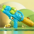 thumbnail image 1 of Super Water Gun Under $5! Yannianjz Dual Nozzle Water Gun Dinosaur Water Blaster Toy, Outdoor Water Soaker forkidsboysGirls, Pool Beach Summer Water Play Toy with Adjustable Spray, 1 of 6