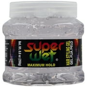 Super Wet Transparente Moisturizing Hair Styling Gel, 8.8 oz