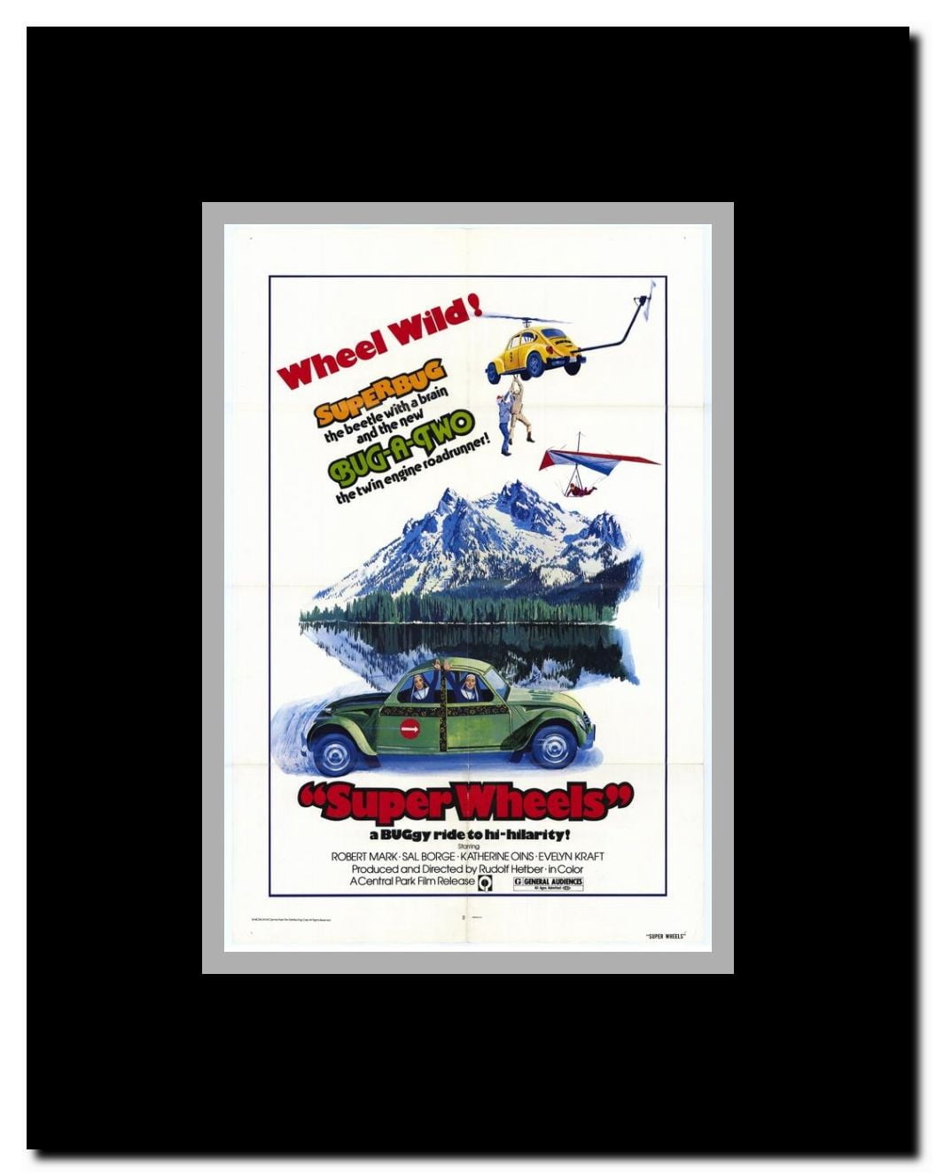 Super Wheels Framed Movie Poster