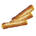 Super Whole Wheat Soft Pretzel Rod, 1 Ounce 180 per case.