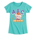 thumbnail image 1 of Super Why - ABC Sing With Me - Girls Fitted Short Sleeve Tee, 1 of 4