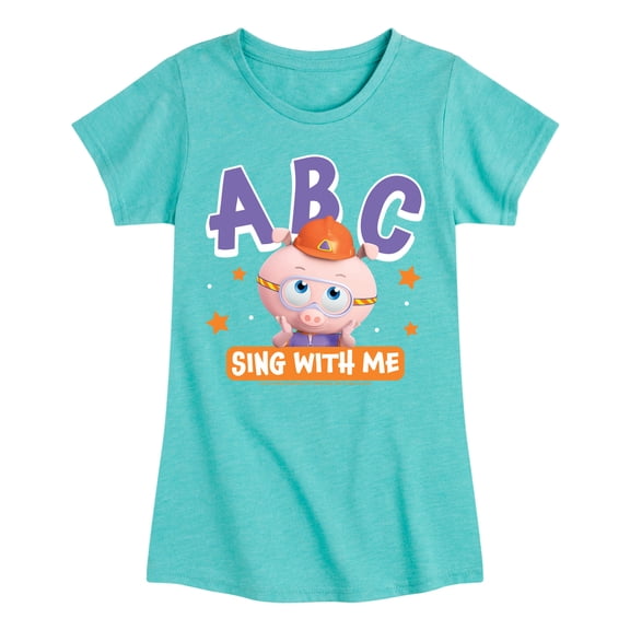 Super Why - ABC Sing With Me - Girls Fitted Short Sleeve Tee