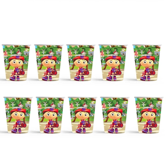 Super Why Birthday Party Supplies Cups Tableware Disposable Paper Drinking Cups