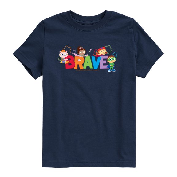 Super Why - Brave Friends Toddler Boys' Toddler Short Sleeve Graphic T-Shirt