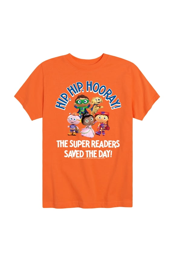 Super Why - Hip Hip Hooray - Toddler And Youth Short Sleeve Tee