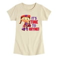 thumbnail image 1 of Super Why - Its Time To Rhyme Red - Girls Fitted Short Sleeve Tee, 1 of 4