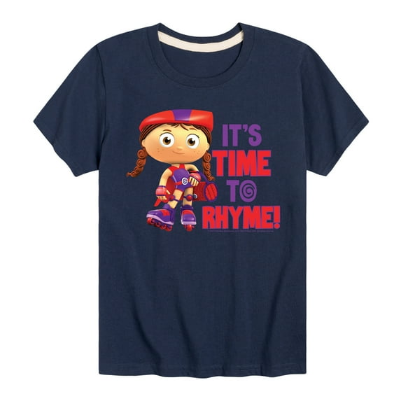 Super Why - Its Time To Rhyme - Youth Short Sleeve T-Shirt