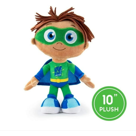 Super Why Plush Doll Wyatt Green Super Readers Licensed Mighty Mojo 12 Inch