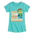 thumbnail image 1 of Super Why - Super Job Super Readers - Girls Fitted Short Sleeve Tee, 1 of 4