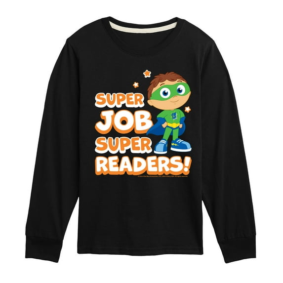 Super Why - Super Job Super Readers - Youth Long Sleeve T-Shirt