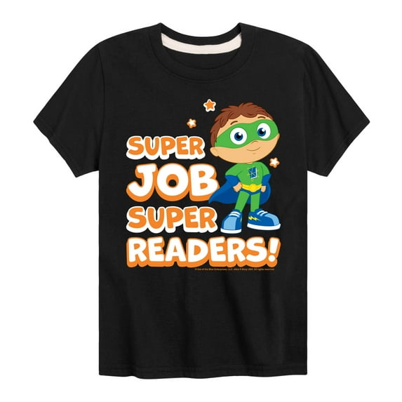 Super Why - Super Job Super Readers - Toddler And Youth Short Sleeve Tee