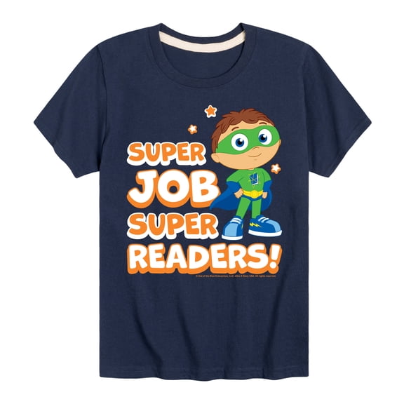 Super Why - Super Job Super Readers Boys' Short Sleeve Graphic T-Shirt