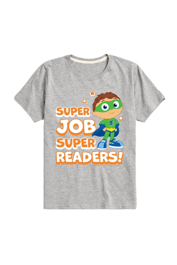 Super Why - Super Job Super Readers - Toddler And Youth Short Sleeve Tee