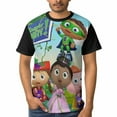 thumbnail image 1 of Super Why Tee Men's Short Sleeve Printed T-Shirt Casual Wear Round Neck Trendy Shirts Versatile Outfit Top S, 1 of 5