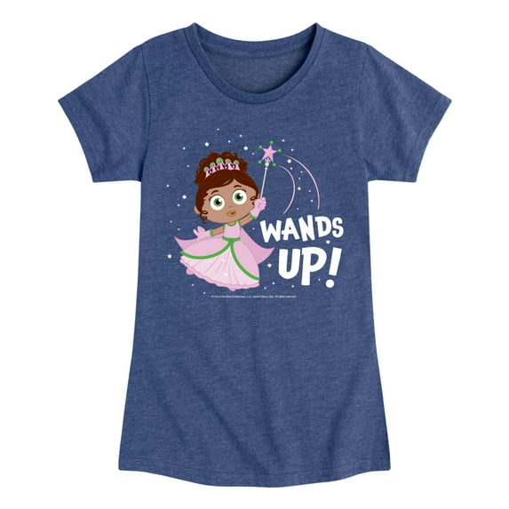 Super Why - Wands Up - Girls Toddler And Youth Fitted Short Sleeve Graphic T-Shirt